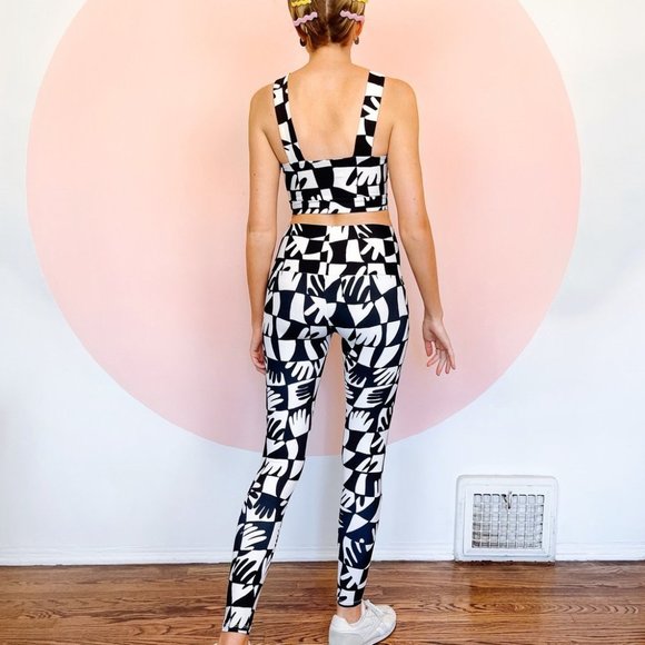 NWT Anthropologie | Hand print workout legging - Picture 10 of 11